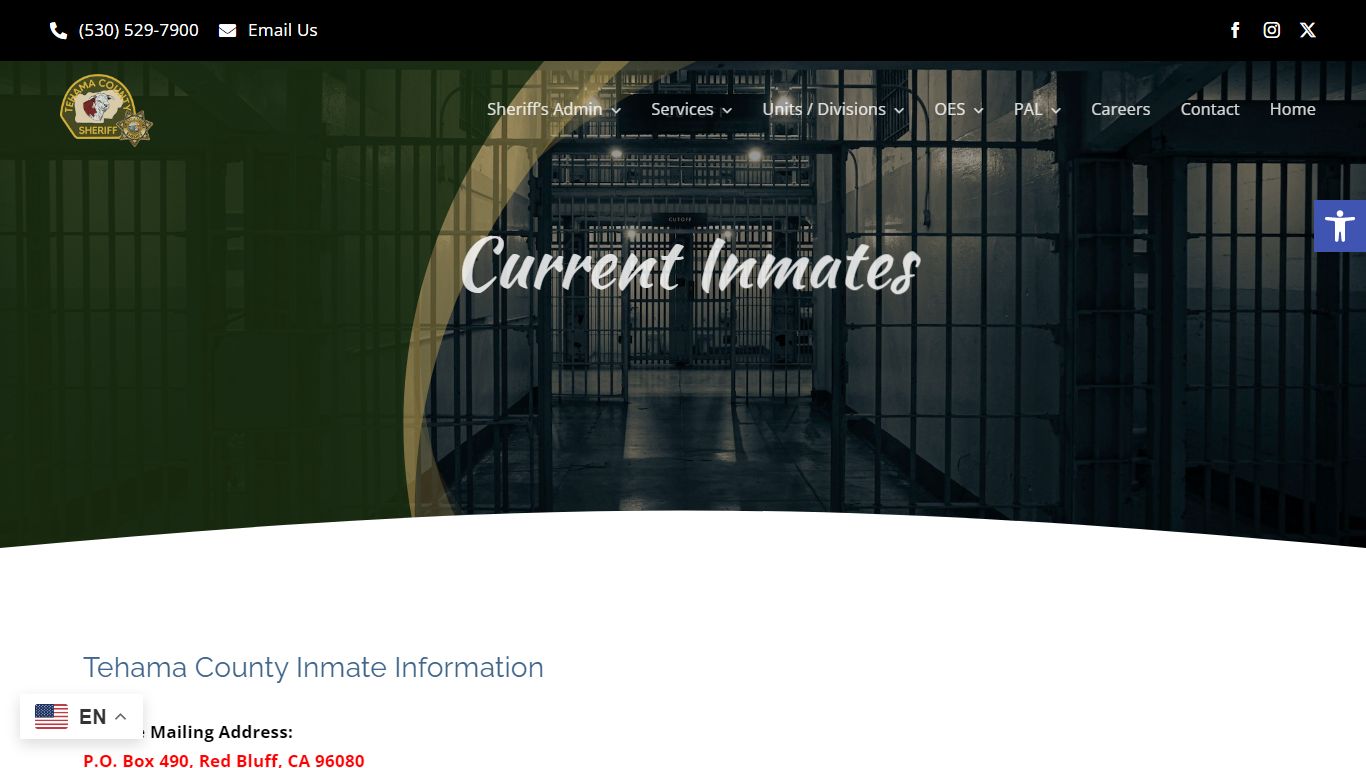 Tehama County Inmates - Jail Division - Tehama County Sheriff’s Office